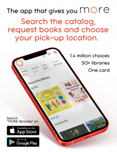 Phone with app homepage: catalog, ac count snapshot