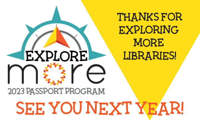 Thanks for exploring MORE libraries, see you next year!