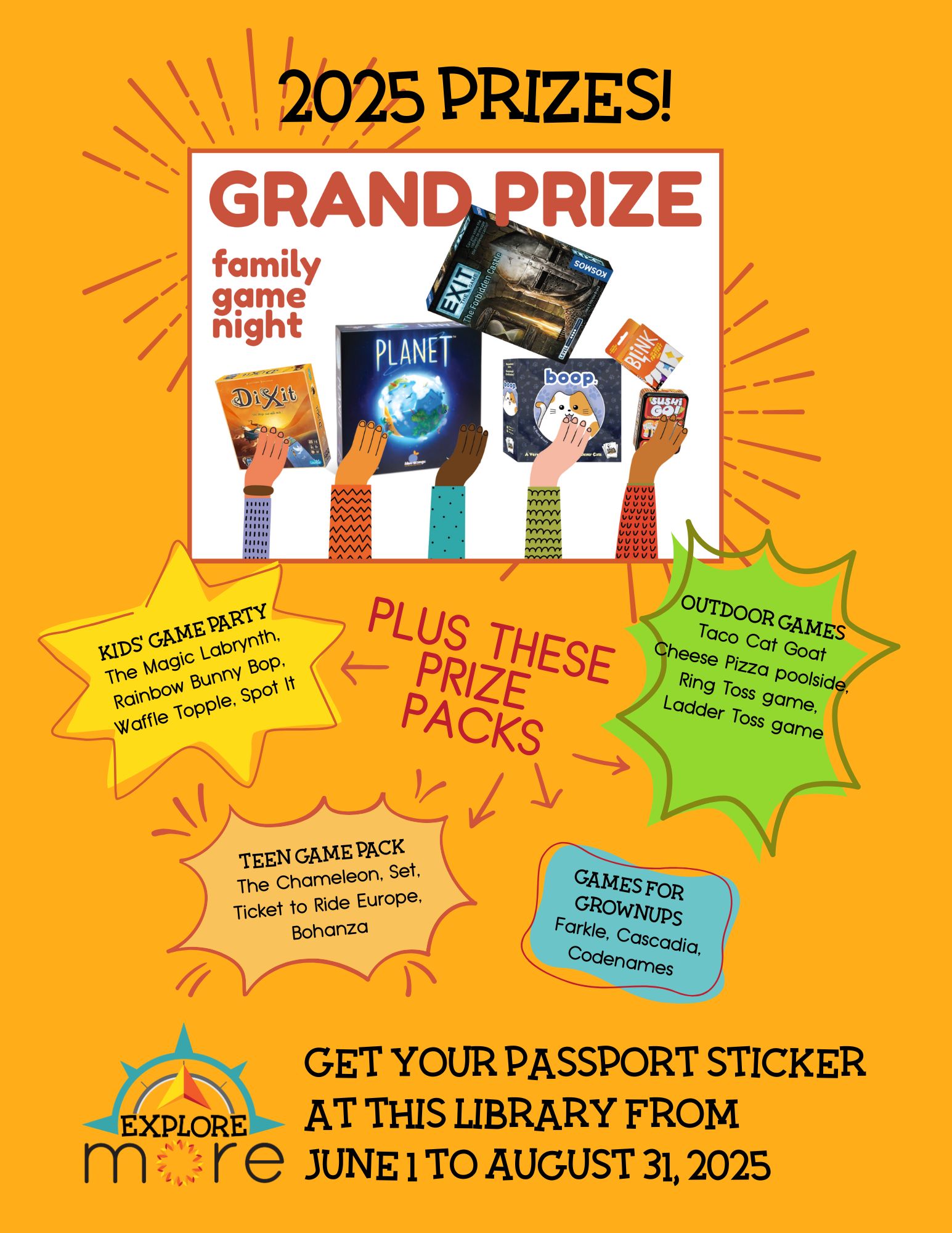Explore MORE prizes: games