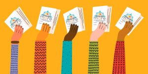 hands holding passports