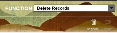delete records