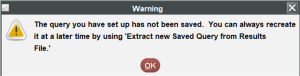 warning