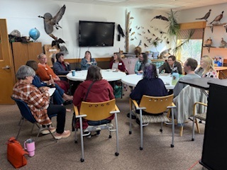 People sitting around a table