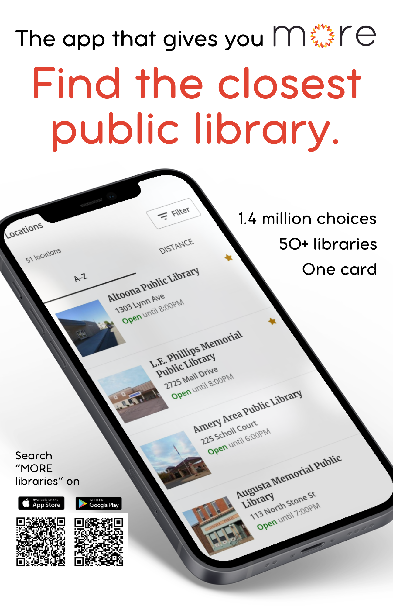 Find the closest public library