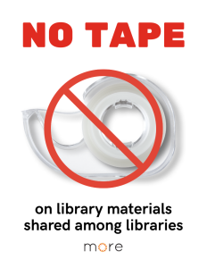 no tape poster